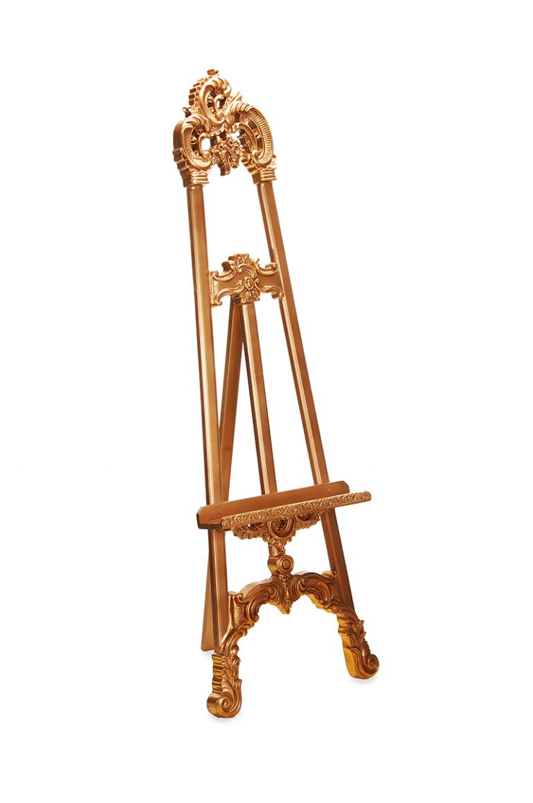 Gold Ornate Easel The White Chair Company