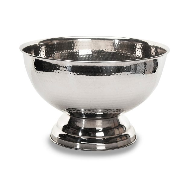 Silver Hammered Champagne Ice Bucket The White Chair Company